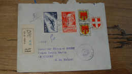 Enveloppe Recommandée PARIS Pour LA CIOTAT - 1952  ............BOITE1.......... 456 - 1921-1960: Période Moderne