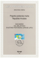 CROATIA First Day Panes 519 - Stamp's Day