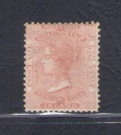 1860 British Columbia E Vancouver Island - SG 3 - 2 1/2 Pale Reddish Rose, MH* - Sonstige & Ohne Zuordnung