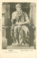 MICHELANGELO MOSE ROMA - Gemälde, Glasmalereien & Statuen