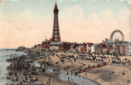 R335257 Central Beach. Blackpool. 13528. Valentines Series - World