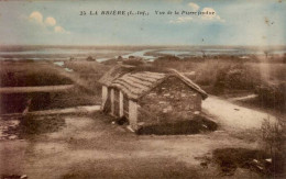 LA BRIERE   ( LOIRE ATLANTIQUE )   VUE DE LA PIERRE FENDUE - Sonstige & Ohne Zuordnung