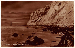 R332300 Twilight At Beachy Head. Eastbourne. 23. Norman. Shoesmith And Etheridge - World