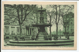 La Fontaine Monumentale De La Place Delille     1922    N° 1066 - Clermont Ferrand