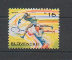 Slovaquie Tennis 2007 , 1 Timbre Neuf - Slovakia 2007 Tennis , Mint Stamp - Slovensko - Neufs