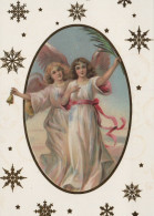 ENGEL WEIHNACHTSFERIEN Feiern & Feste Vintage Ansichtskarte Postkarte CPSM #PAH992.A - Anges