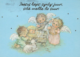 ANGEL CHRISTMAS Holidays Vintage Postcard CPSM #PAH763.A - Anges