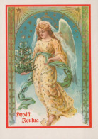 ANGE NOËL Vintage Carte Postale CPSM #PAH696.A - Anges