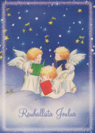 ANGELO Buon Anno Natale Vintage Cartolina CPSM #PAH356.A - Engel