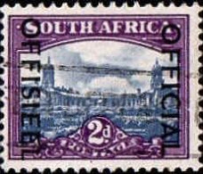 Afrique Du Sud Service Obl Yv:150 Mi:173b Pretoria Palais Du Gouvernement (Obl.mécanique) - Officials