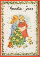 Happy New Year Christmas CHILDREN Vintage Postcard CPSM #PAY899.A - Nouvel An