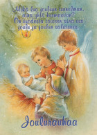 ANGEL Happy New Year Christmas Vintage Postcard CPSM #PAW403.A - Angels