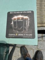 Guinness Onderlegger Coaster In A Glass Of Itd Own  -- Bring It To Life - Alcools
