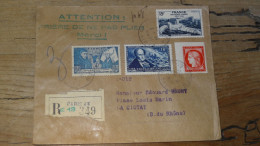 Enveloppe Recommandée PARIS Pour LA CIOTAT - 1951  ............BOITE1.......... 468 - 1921-1960: Modern Tijdperk