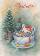 Neujahr Weihnachten MAUS Vintage Ansichtskarte Postkarte CPSM #PAU960.A - Neujahr