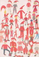 WEIHNACHTSMANN SANTA CLAUS Neujahr Weihnachten GNOME Vintage Ansichtskarte Postkarte CPSM #PAU275.A - Santa Claus