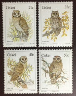 Ciskei 1991 Owls Birds MNH - Gufi E Civette