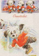 PERRO Animales Vintage Tarjeta Postal CPSM #PAN738.A - Honden