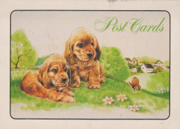 PERRO Animales Vintage Tarjeta Postal CPSM #PAN663.A - Honden