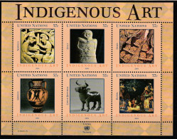 Nations Unies New York 2004 Bloc Arts Indigènes United Nations UN New York Indigenous Art - Blocks & Sheetlets