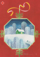 Feliz Año Navidad Vintage Tarjeta Postal CPSM #PBN046.A - New Year