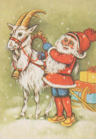 WEIHNACHTSMANN SANTA CLAUS Neujahr Weihnachten Vintage Ansichtskarte Postkarte CPSM #PBL542.A - Santa Claus