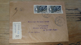 Enveloppe Recommandée PARIS Pour LA CIOTAT - 1956  ............BOITE1.......... 472 - 1921-1960: Moderne