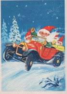 SANTA CLAUS Happy New Year Christmas Vintage Postcard CPSM #PBL508.A - Santa Claus