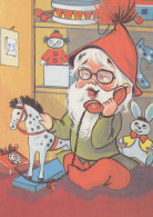 WEIHNACHTSMANN SANTA CLAUS Neujahr Weihnachten Vintage Ansichtskarte Postkarte CPSM #PBL167.A - Santa Claus