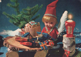 Bonne Année Noël ENFANTS Vintage Carte Postale CPSM #PBB005.A - New Year