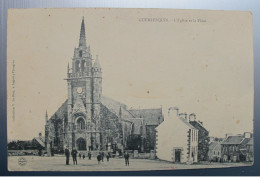 GUERLESQUIN. L'Eglise Et La Place - Guerlesquin