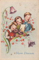 PASQUA BAMBINO UOVO Vintage Cartolina CPA #PKE223.A - Ostern