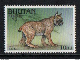 Bhutan  - 1997 - Endangered Species - Felis Lynx - MNH ( OL 18/03/2023 ) - Bhutan