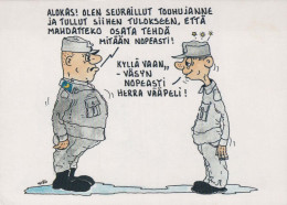 SOLDATI UMORISMO Militaria Vintage Cartolina CPSM #PBV925.A - Humor