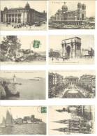 MARSEILLE - Lot De 8 CPA - Vues Diverses Dont  Animations. Tramways, Attelage..;   (125369) - Non Classés