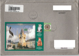 Roumanie 2008 600 Ans Iasi Sur Lettre Recommandée Romania Registred Letter YT 357 Mi 434 - Storia Postale