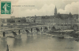 82 - MONTAUBAN - LE PONT ET LES QUAIS - Montauban