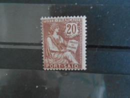 PORT-SAID YT 27 TYPE MOUCHON 20c. Lilas-brun* - Unused Stamps