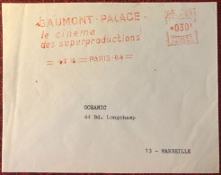France, Thème CINEMA - Flamme (Ema 097) Gaumont Palace - (C1014) - Film
