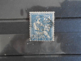 PORT-SAID YT 28 TYPE MOUCHON 25c. Bleu Clair - Oblitérés