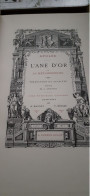 L'ane D'or Ou La Métamorphosé Livres 1 à 6 Avec L'histoire De Psyche APULEE Firmin Didot 1872 - Klassieke Auteurs