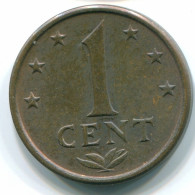 1 CENT 1974 NETHERLANDS ANTILLES Bronze Colonial Coin #S10656.U.A - Nederlandse Antillen