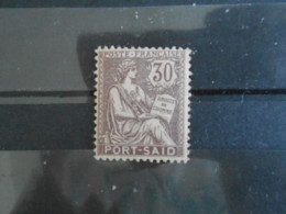 PORT-SAID YT 29A TYPE MOUCHON 30c. Violet S.paille* - Unused Stamps