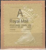 2011 Great Britain - Queen Elizabeth Royal Mail £ 2,49 Large Gold Stamp - Altri & Non Classificati