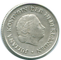 1/4 GULDEN 1962 NETHERLANDS ANTILLES SILVER Colonial Coin #NL11101.4.U.A - Antilles Néerlandaises