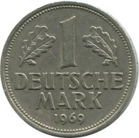 1 DM MARK 1969 D BRD ALEMANIA Moneda GERMANY #DE10407.5.E.A - 1 Mark