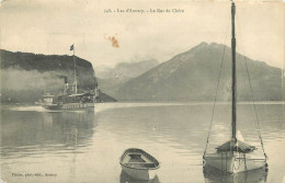 74 - LAC D'ANNECY -  LE ROC DE CHERE - BATEAUX - Annecy