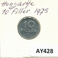 10 FILLER 1975 HUNGRÍA HUNGARY Moneda #AY428.E.A - Ungarn