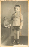 Social History Souvenir Photo Postcard Ceciliu Hosdea Boy - Photographie