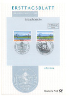 Allemagne Autriche 2003 Emission Commune Salzachbrücke Pont ETB Germany Austria Joint Issue Mixed Card - Emissioni Congiunte